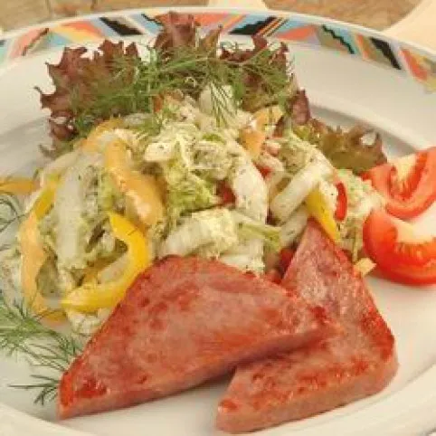 Kapros kínai kel sült sonkával