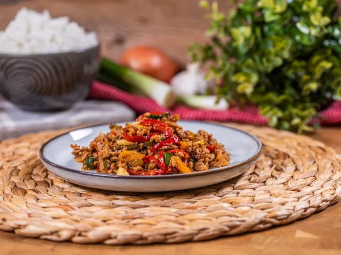 Ázsiai darált húsos ragu