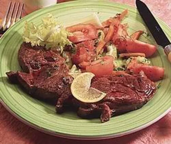 Borjúcsülök borban párolva