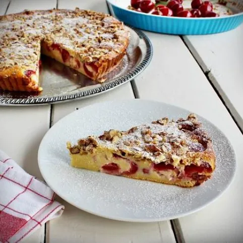 Cseresznyés clafoutis (tejes pite)
