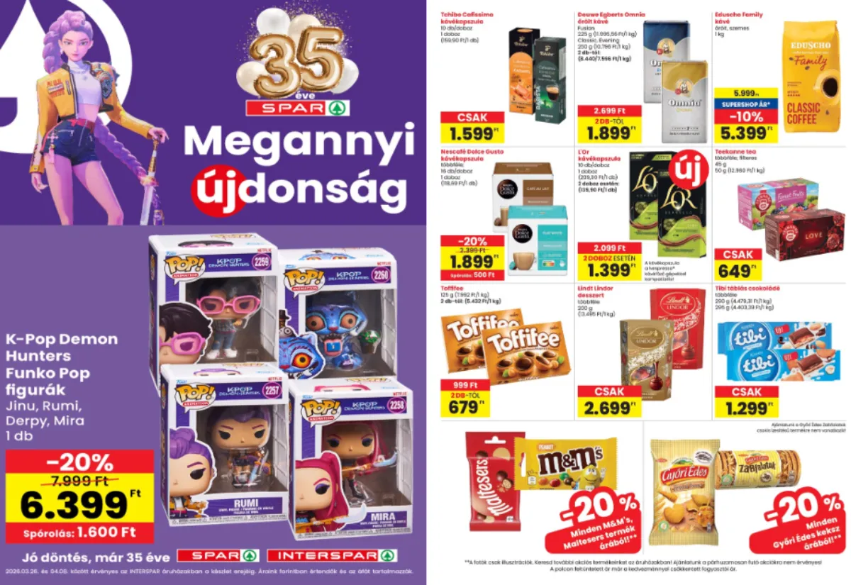 A SPAR legjobb húsvéti ajánlatait keressük az akciós újságban