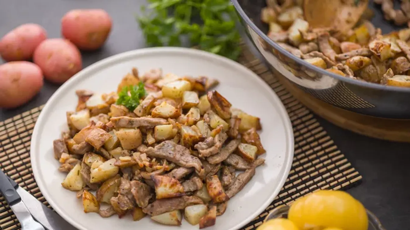 Brassói újburgonyával recept