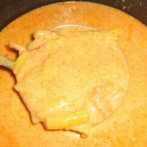 Zöldbabos pörkölt