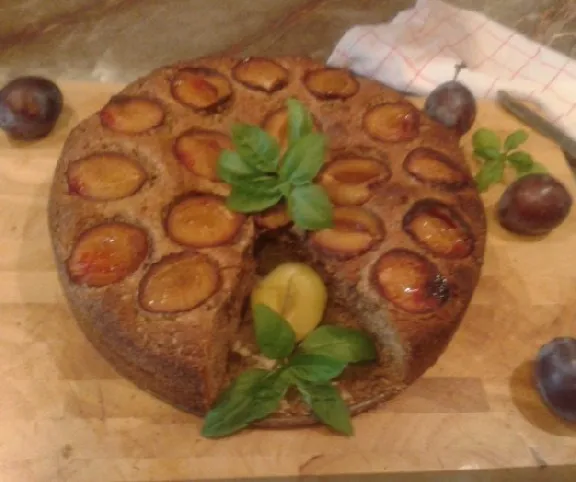 Szilvás-diós pite laktózmentesen 