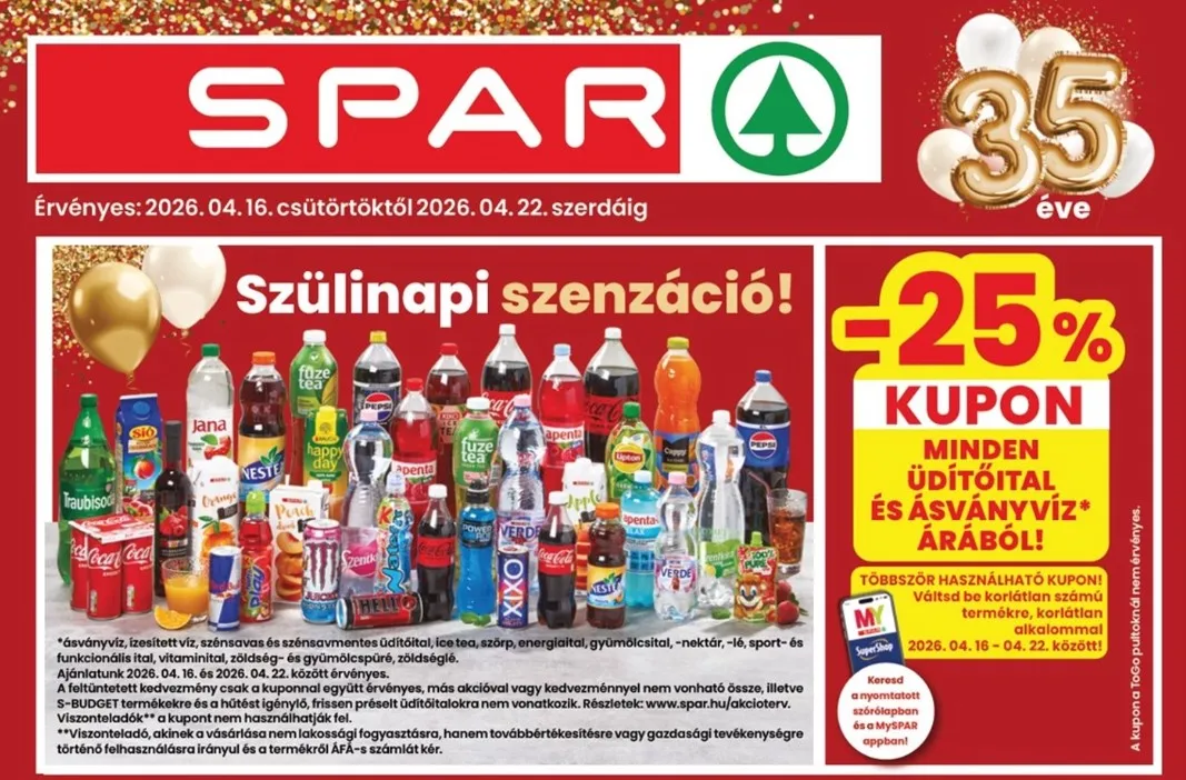 SPAR születésnapi kuponakció