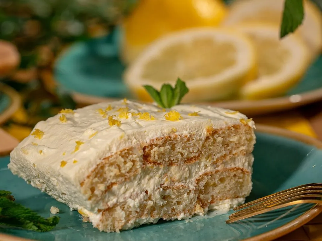 Gluténmentes citromos tiramisu házi készítésű babapiskótával  