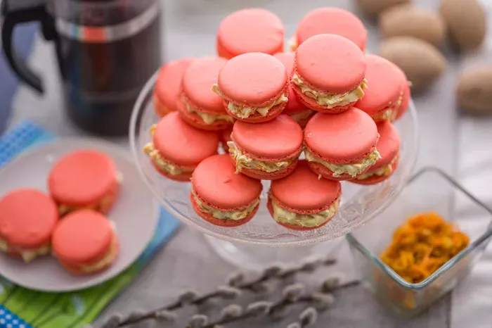 Répatorta ízű macaron