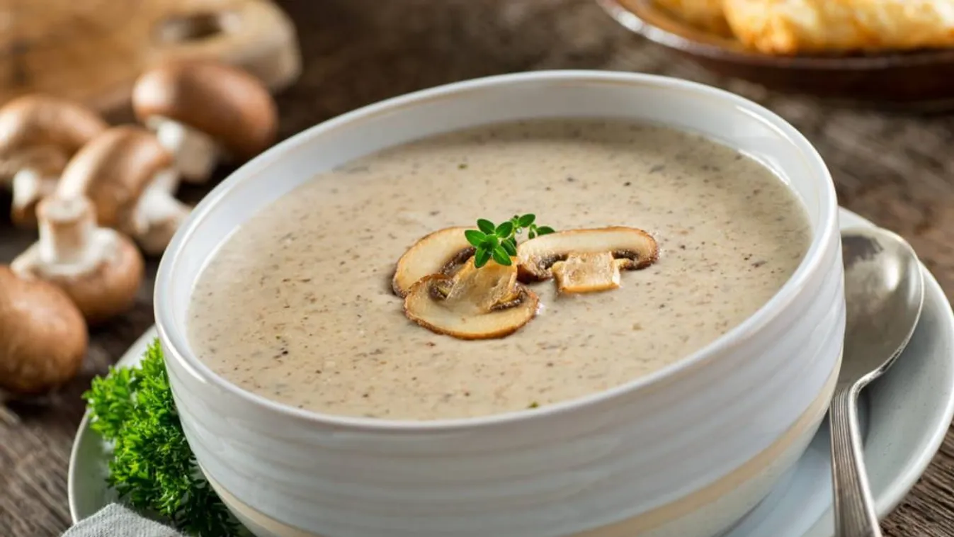 Gombakrémleves egyszerűen recept