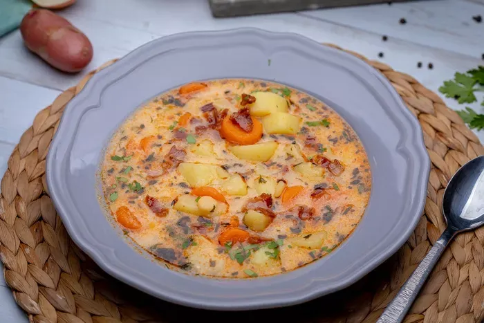 Tárkonyos burgonyaleves recept