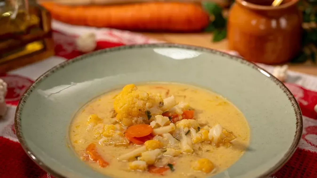 Hagyományos karfiolleves recept
