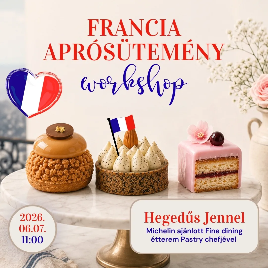 Gyere el a Mindmegette kurzusára és készítsd el az ikonikus francia aprósüteményeket