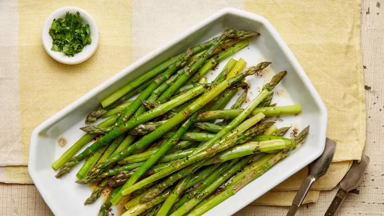 Spárga barna vajban recept