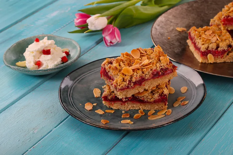 Gluténmentes epres crumble