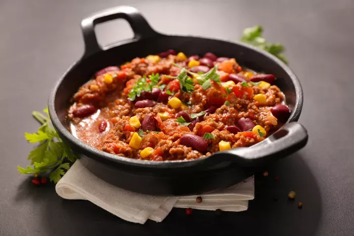 Mexikói chilis bab recept