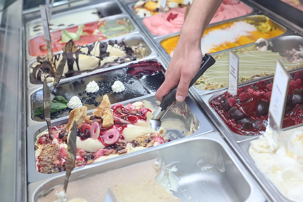 Egy olasz gelato sosem lesz magas, felpúpozott vagy túlságosan élénk színű