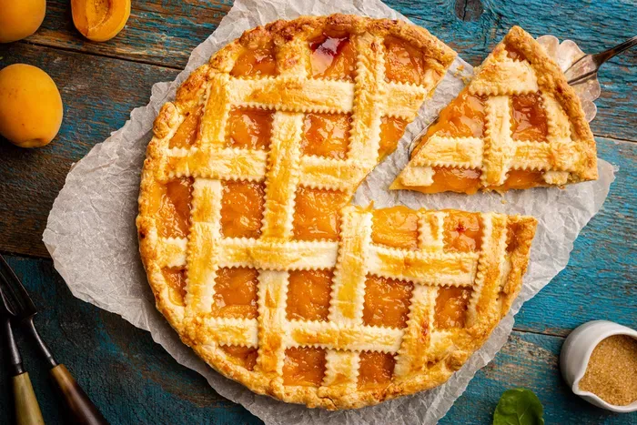 Barackos pite recept