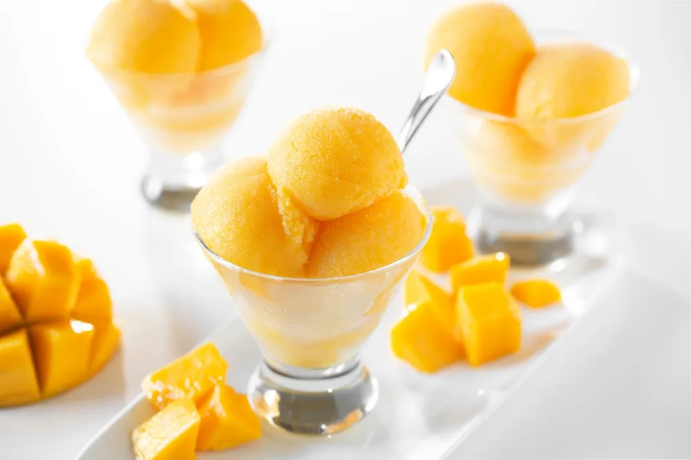 Chilled,Summer,Mango,Daiquiri,Sorbet