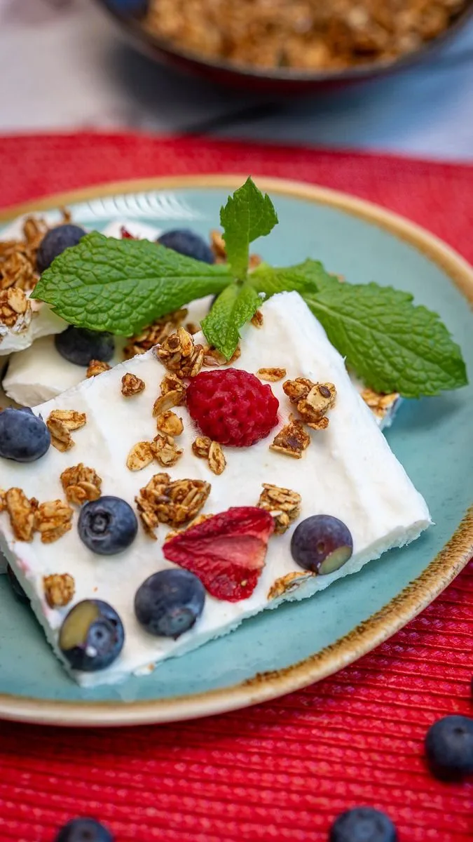 Fagyasztott joghurt szelet