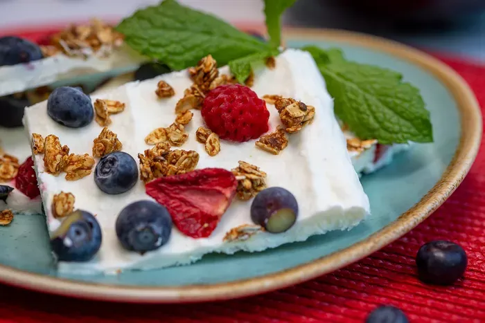 Fagyasztott joghurt szelet recept