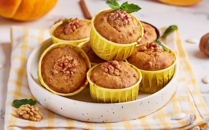 Diós muffin recept