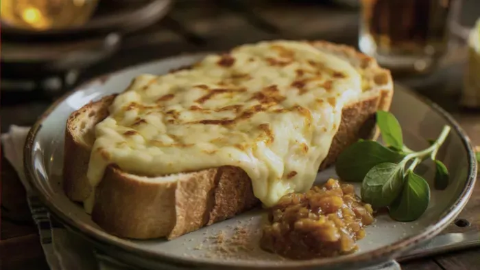 Welsh rarebit (walesi melegszendvics) recept
