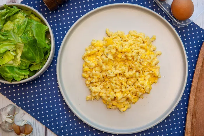 Szaftos tojásos nokedli recept