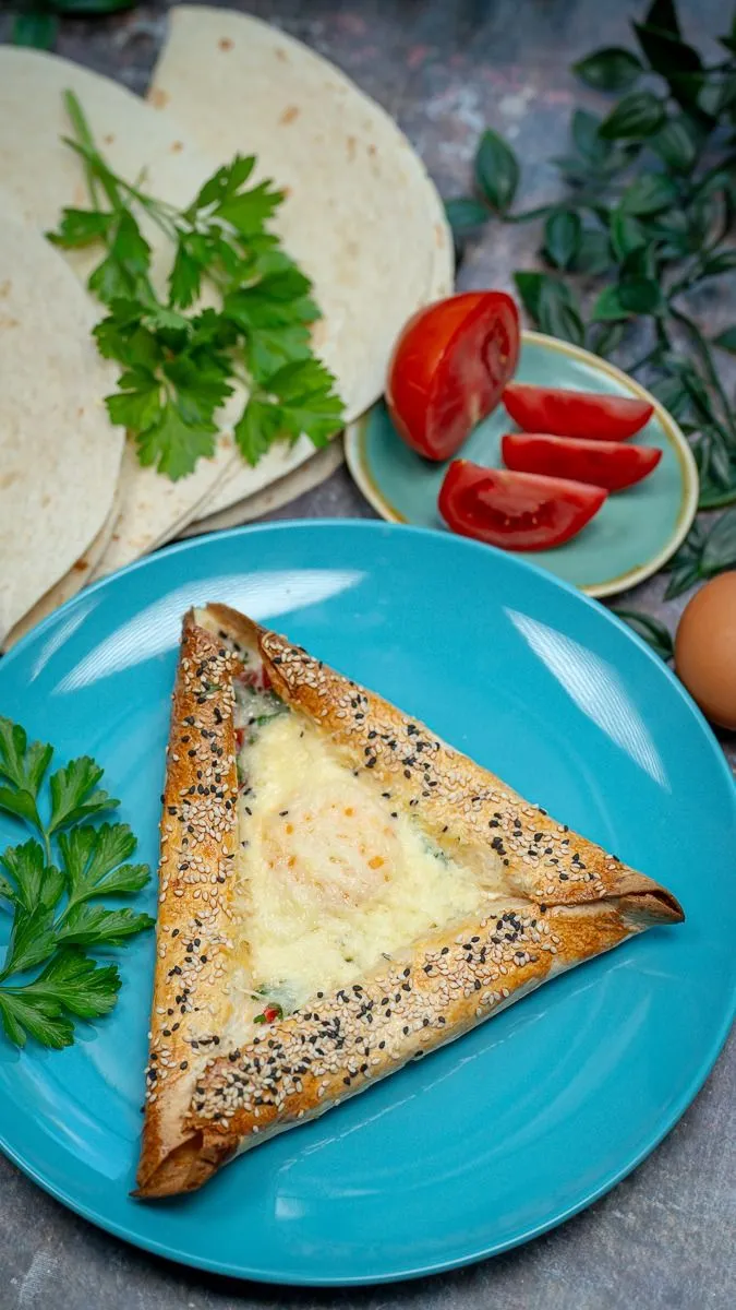 Töltött szélű tortilla